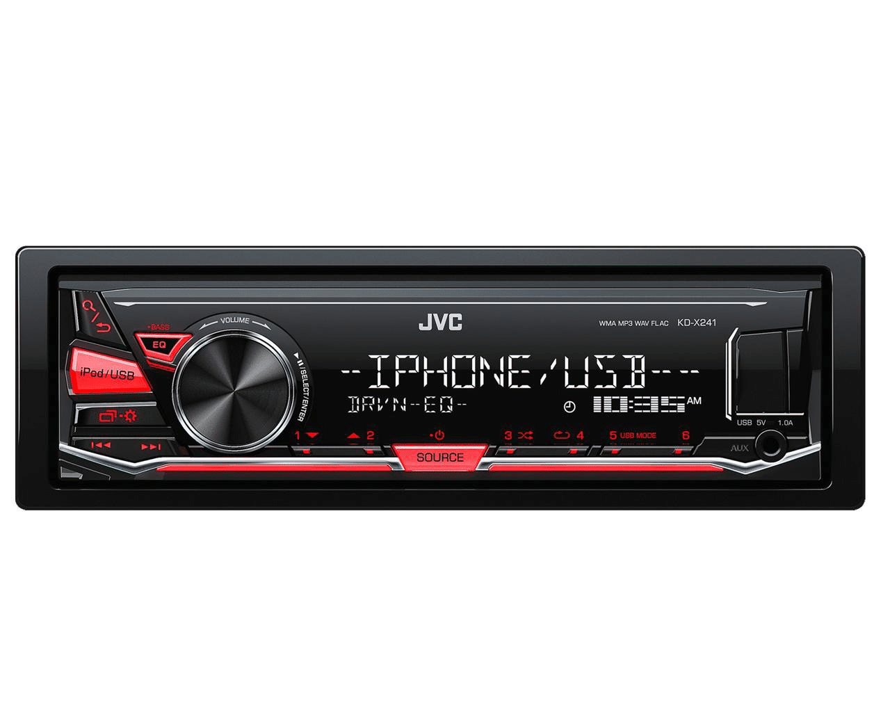 10€ remboursés pour tout achat d’un JVC KD-X252 et KD-X351BT