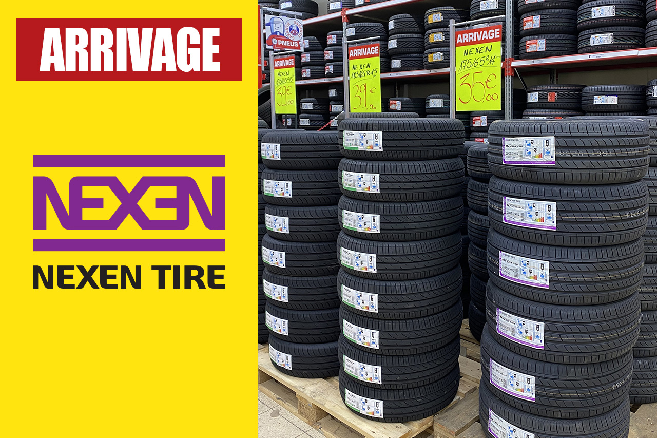 Arrivage de pneus NEXEN chez Carter-Cash