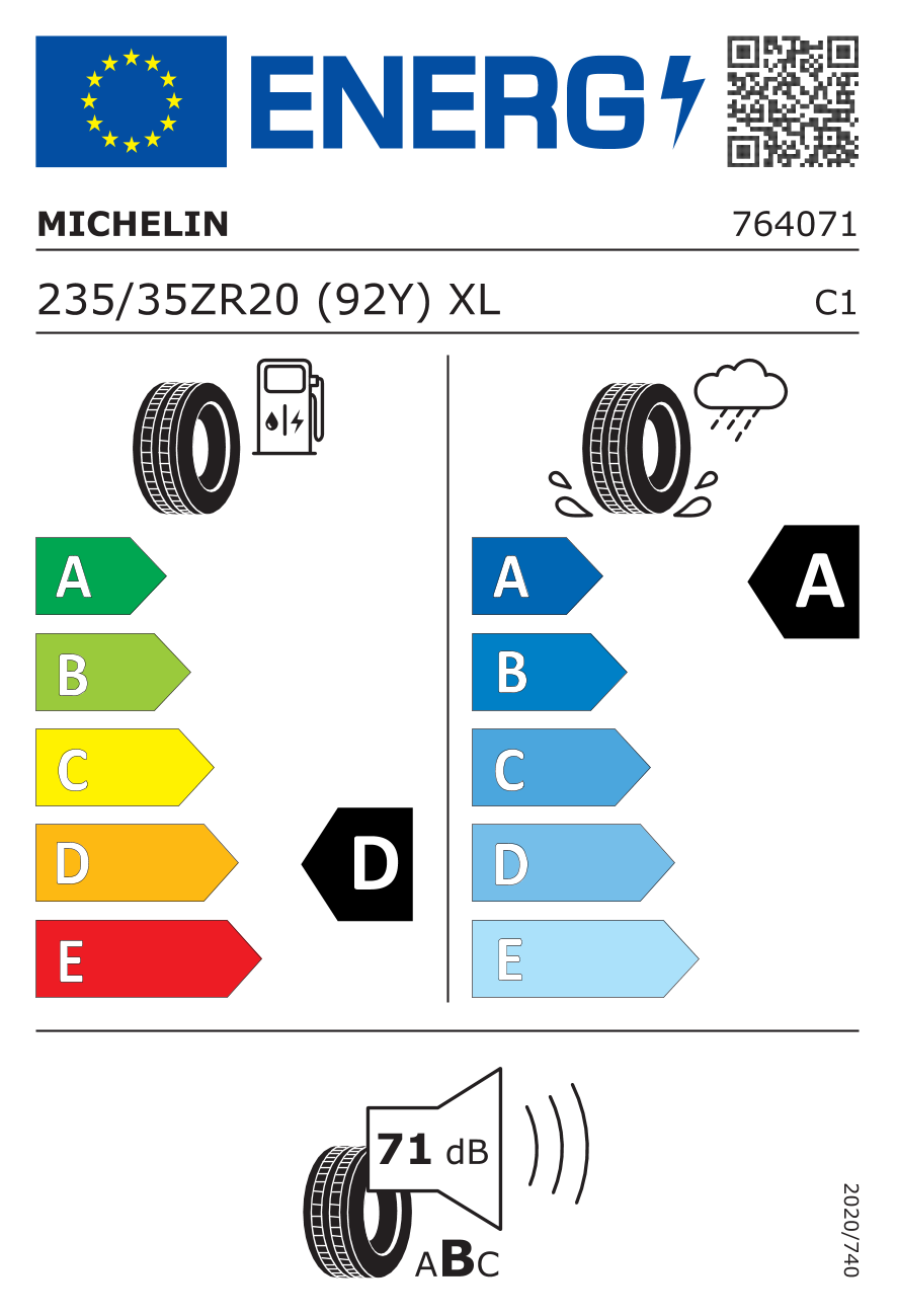 Pneu Eté Michelin PS4SACT0XL - 235/35R20 92Y