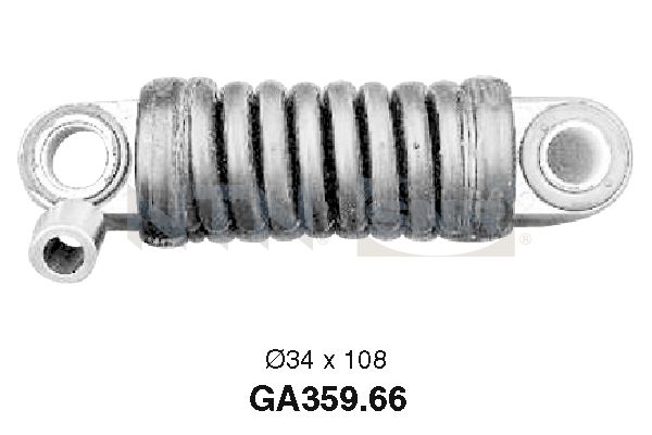 Galet-tendeur de courroie d'accessoires SNR GA359.66