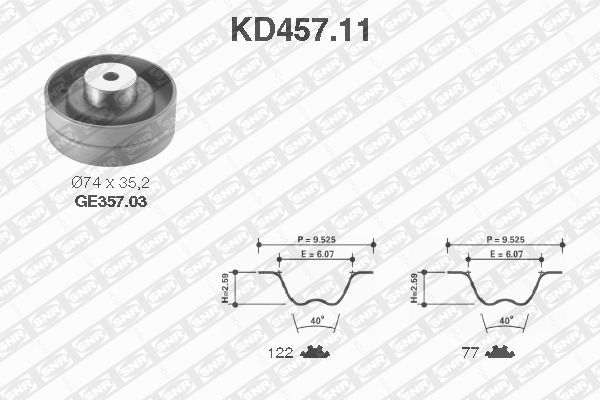 Kit de distribution SNR KD457.11