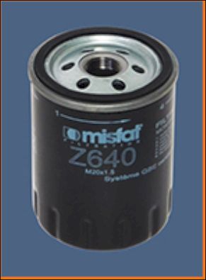 Filtre à huile MISFAT Z640