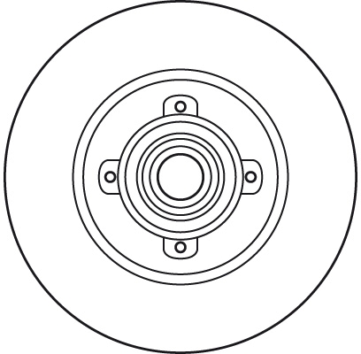 Disque de frein TRW DF6042BS (Vendu à l'unité)