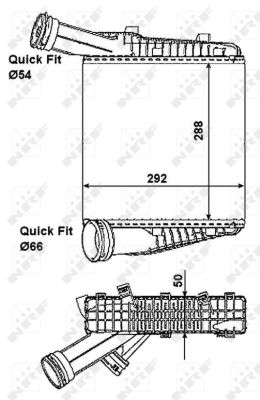 Intercooler (échangeur) NRF 30198