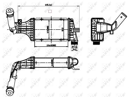 Intercooler (échangeur) NRF 30428