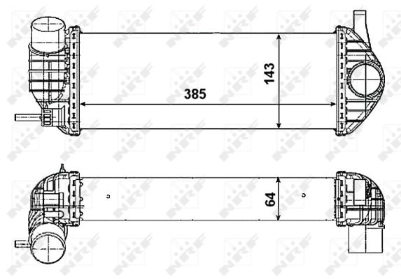 Intercooler (échangeur) NRF30468