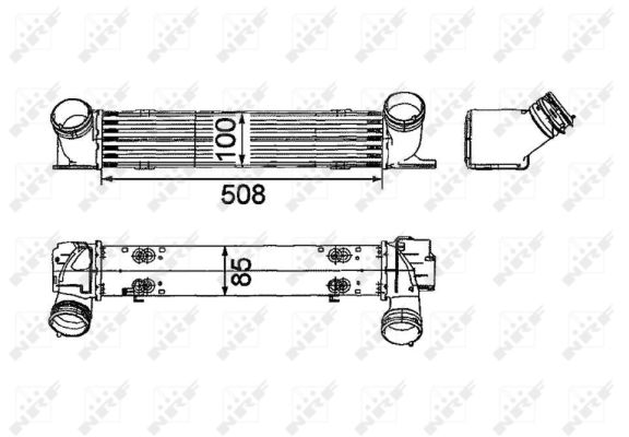 Intercooler (échangeur) NRF 30797