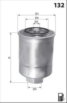 Filtre à carburant MECAFILTER ELG5247