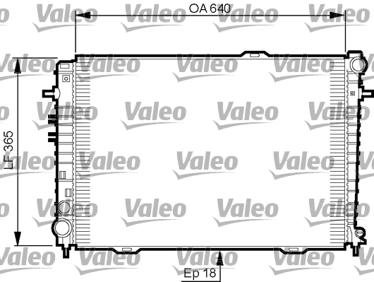 Radiateur refroidissement moteur VALEO 735500