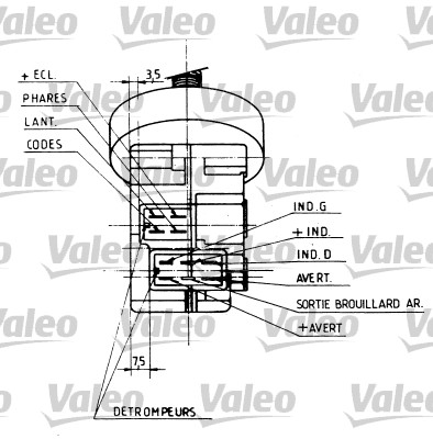 Comodo de colonne de direction VALEO 251283