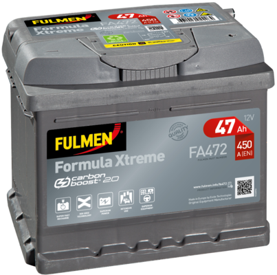 FULMEN - Batterie voiture 12V 47AH 450A (n°FA472)