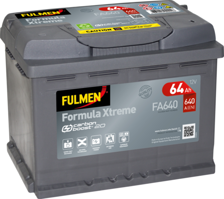 FULMEN - Batterie voiture 12V 64AH 640A (n°FA640)
