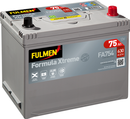 FULMEN - Batterie voiture 12V 75AH 630A (n°FA754)