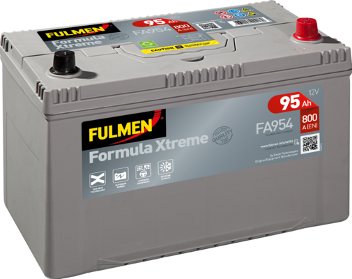 FULMEN - Batterie voiture 12V 95AH 800A (n°FA954) - Carter-Cash