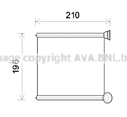 Radiateur de chauffage AVA QUALITY COOLING AIA6385