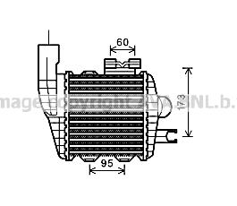 Intercooler (échangeur) AVA QUALITY COOLING HY4226
