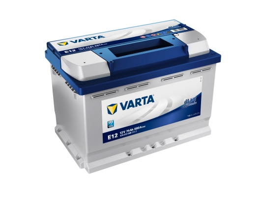 VARTA - Batterie voiture 12V 74AH 680A (n°E12)