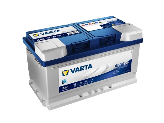 VARTA - Batterie voiture Start & Stop 12V 75AH 730A (n°E46)