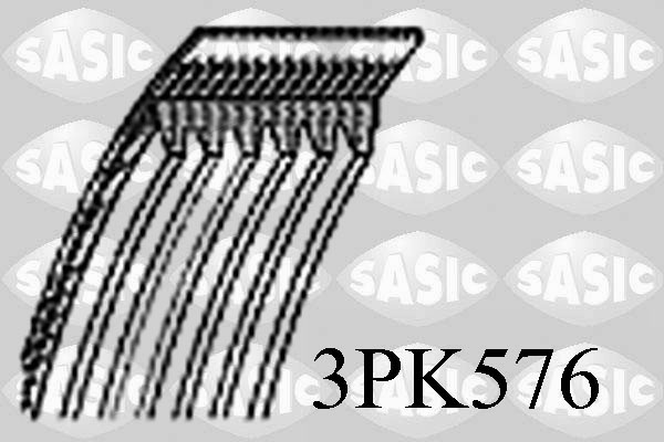 Courroie d'accessoires SASIC 3PK576