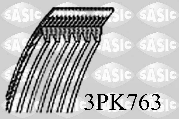 Courroie d'accessoires SASIC 3PK763