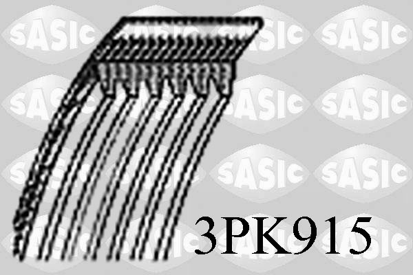 Courroie d'accessoires SASIC 3PK915