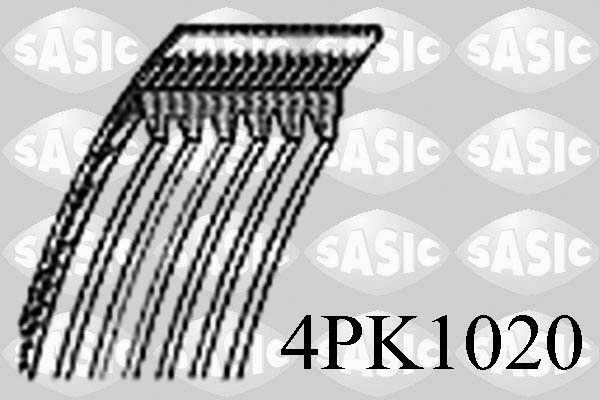 Courroie d'accessoires SASIC 4PK1020
