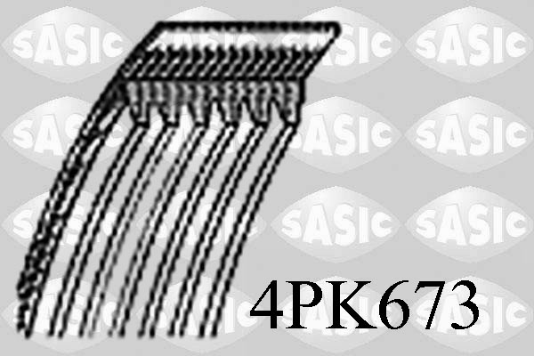 Courroie d'accessoires SASIC 4PK673