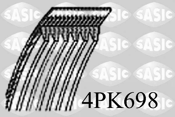 Courroie d'accessoires SASIC 4PK698