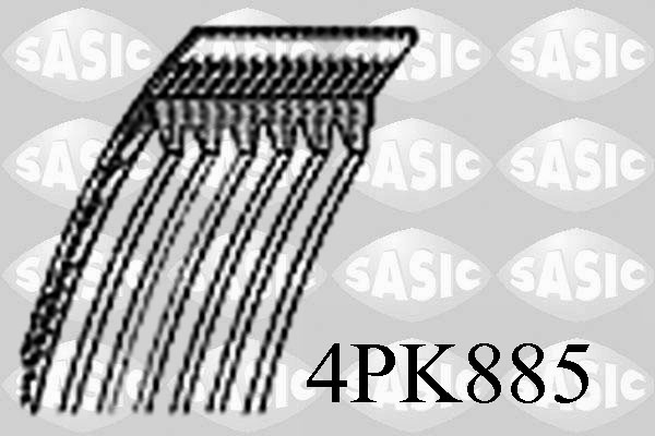 Courroie d'accessoires SASIC 4PK885