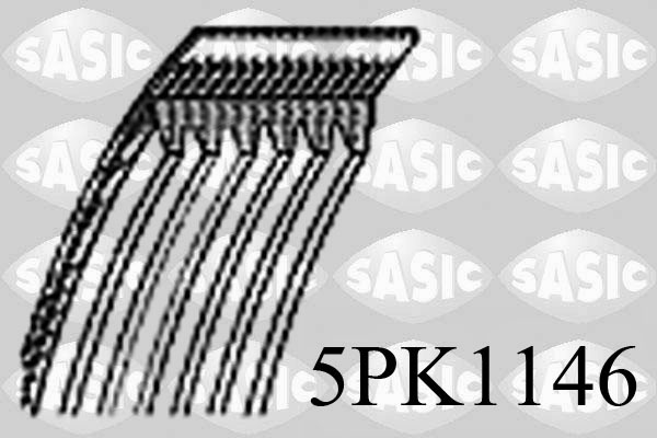 Courroie d'accessoires SASIC 5PK1146
