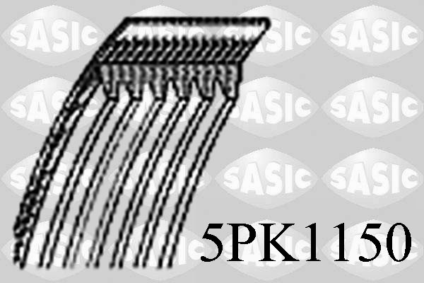 Courroie d'accessoires SASIC 5PK1150