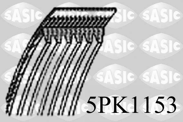 Courroie d'accessoires SASIC 5PK1153
