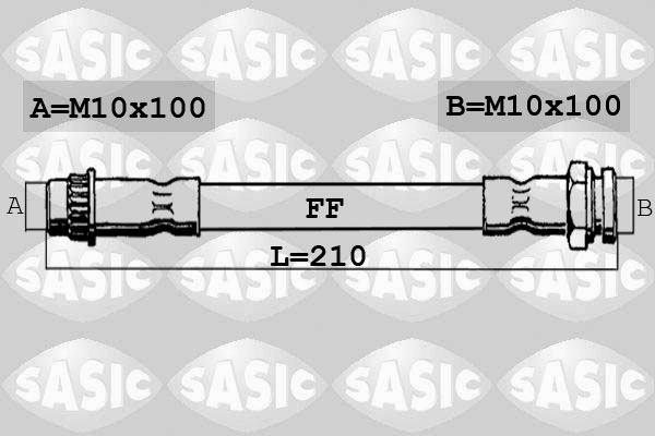 Flexible de frein SASIC 6600015