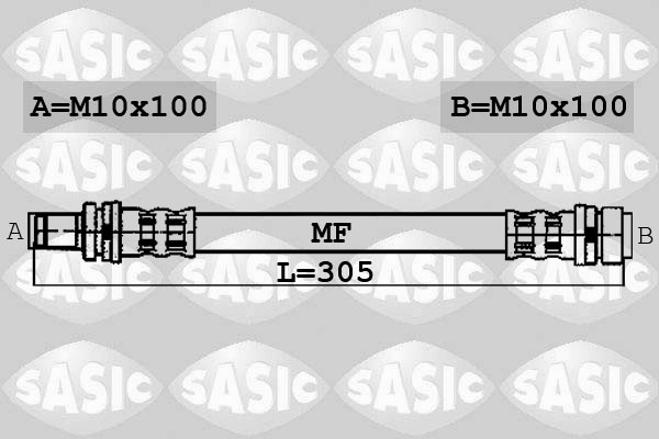 Flexible de frein SASIC 6600052