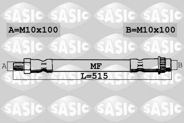 Flexible de frein SASIC 6604016