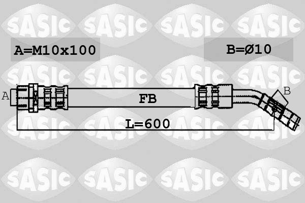 Flexible de frein SASIC 6606093
