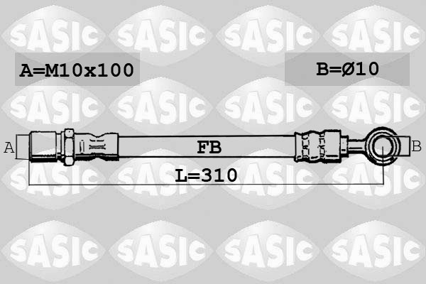 Flexible de frein SASIC 6606108