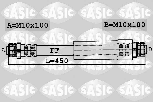 Flexible de frein SASIC 6606118
