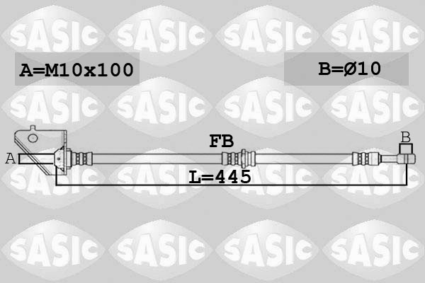 Flexible de frein SASIC 6606135