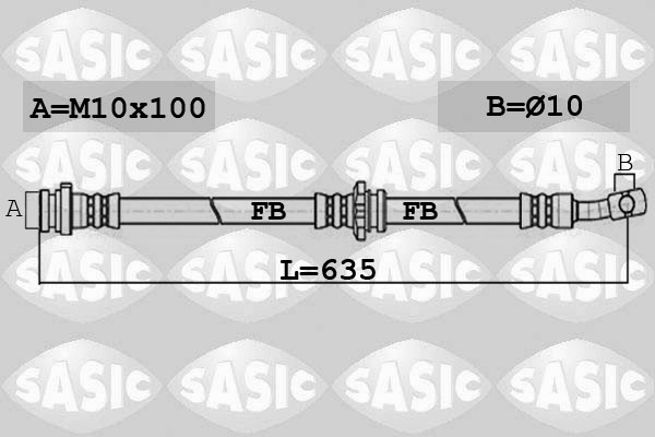 Flexible de frein SASIC 6606153