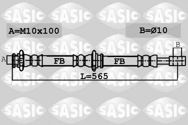 Flexible de frein SASIC 6606155