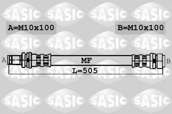 Flexible de frein SASIC 6606171