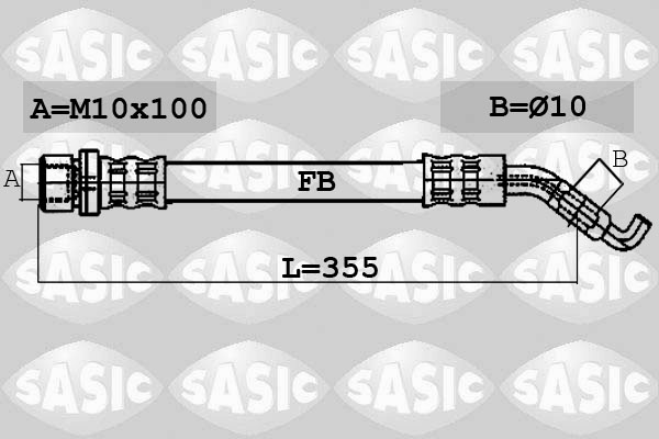 Flexible de frein SASIC 6606172