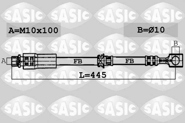Flexible de frein SASIC 6606193