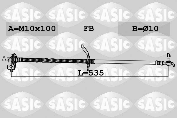 Flexible de frein SASIC 6606250