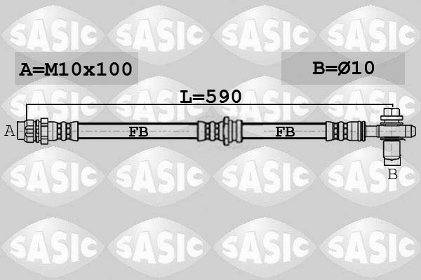 Flexible de frein SASIC 6606254