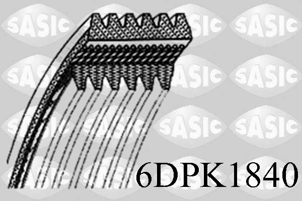 Courroie d'accessoires SASIC 6DPK1840