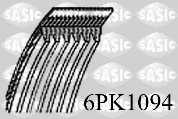 Courroie d'accessoires SASIC 6PK1094