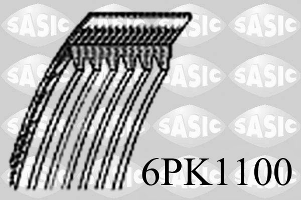 Courroie d'accessoires SASIC 6PK1100
