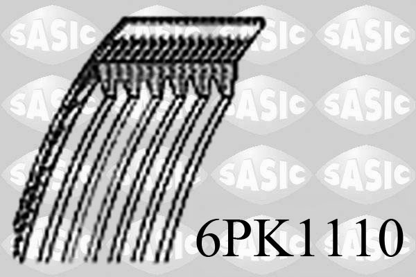 Courroie d'accessoires SASIC 6PK1110